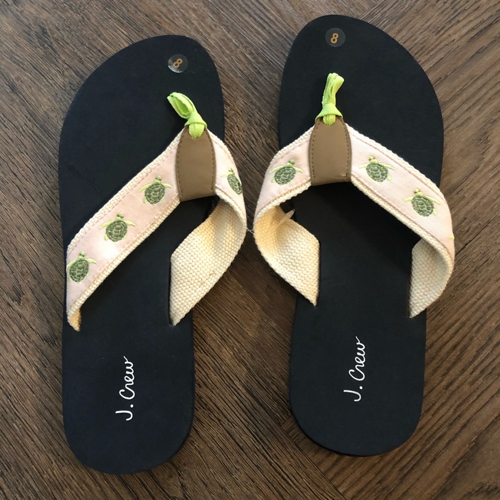 J Crew flip flops